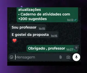Depoimento Professor
